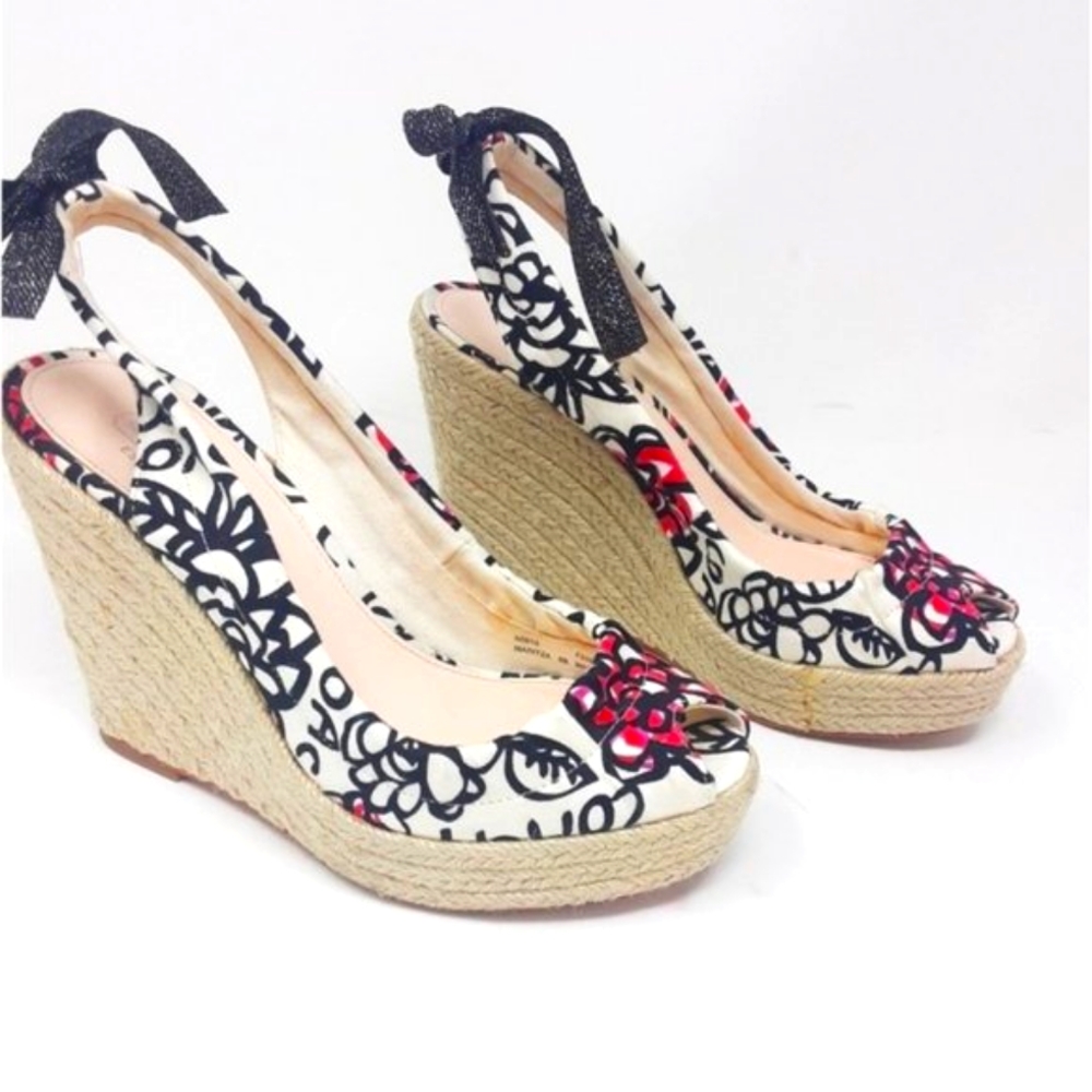 Coach Maritza Poppy Wedges Size 6